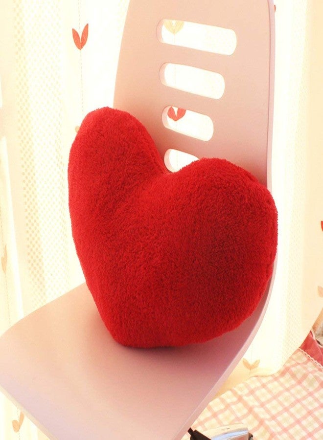 تيكلز وسادة على شكل قلب محبب، لعبة قطيفة ناعمة محشوة، هدايا للأولاد والبنات، ذكرى زواج، عيد ميلاد، عيد الحب (الحجم: 42 سم، اللون: أحمر) - Image 2